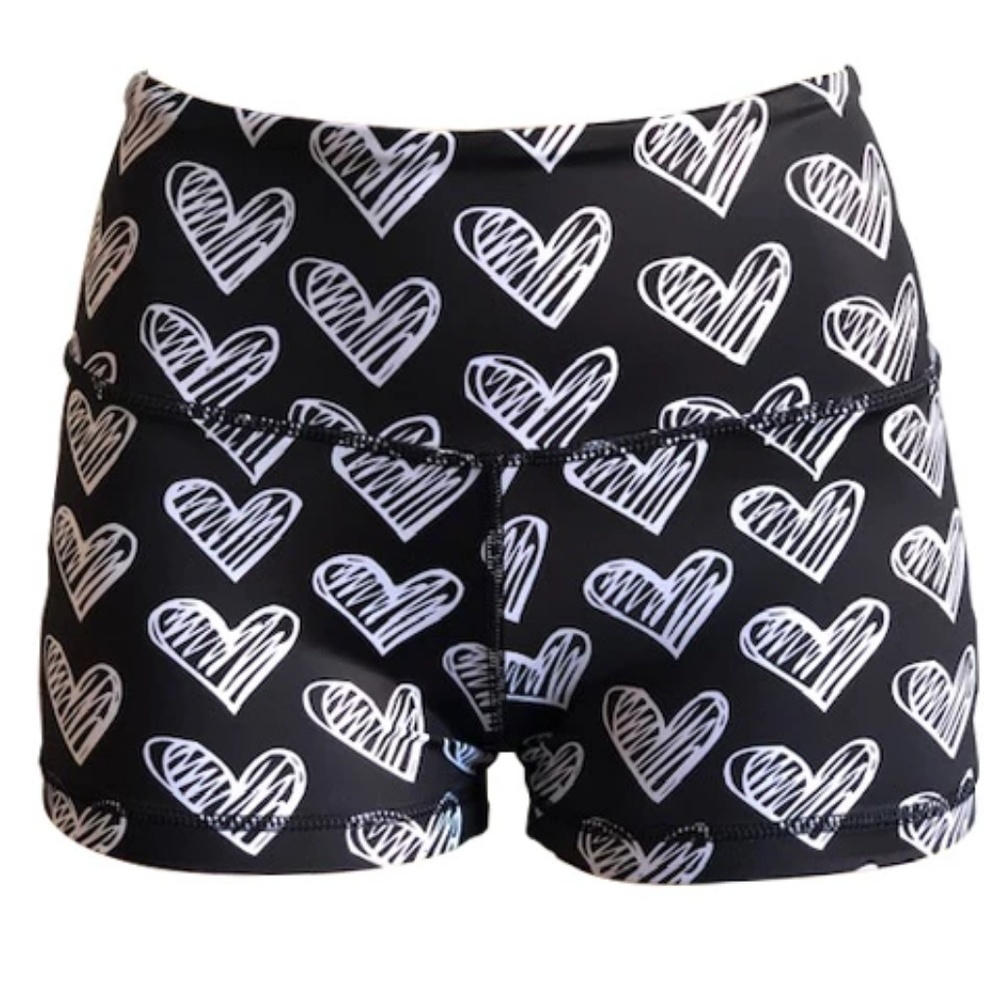 Black Chalk Booty Short